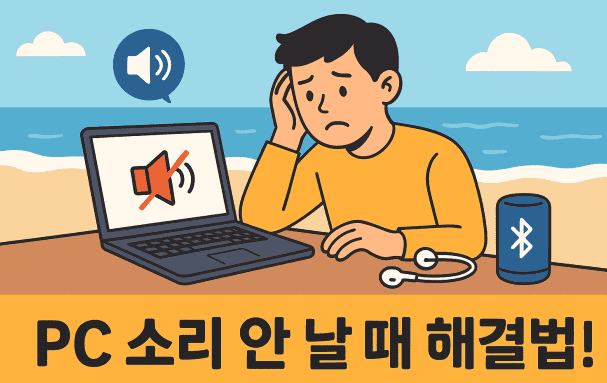 PC 소리 안 날 때 해결법